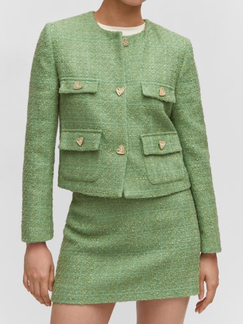 Green Tweed Mango Matching Set - Picture 4 of 16